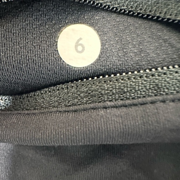 LULULEMON Wunder Under HR Crop 23" Manifesto Foil Black Size 6 - Picture 4 of 8